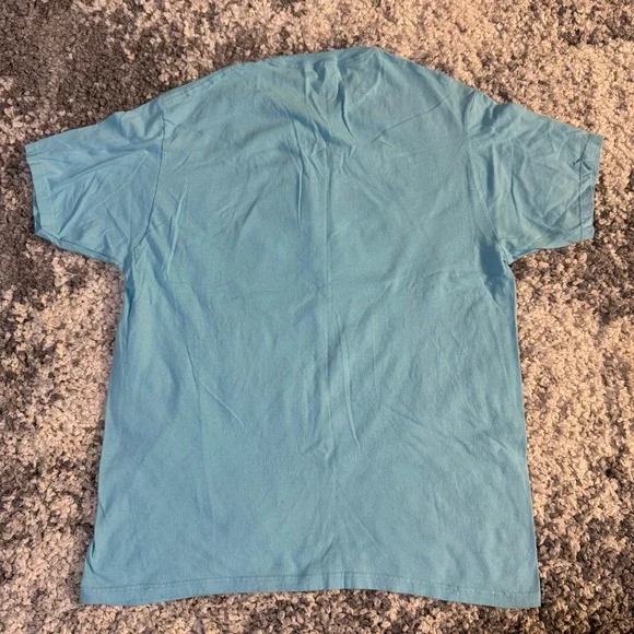 Unbranded, Men’s Hawaii Graphic Short Sleeve Shirt in Light Blue, Large - Picture 5 of 5